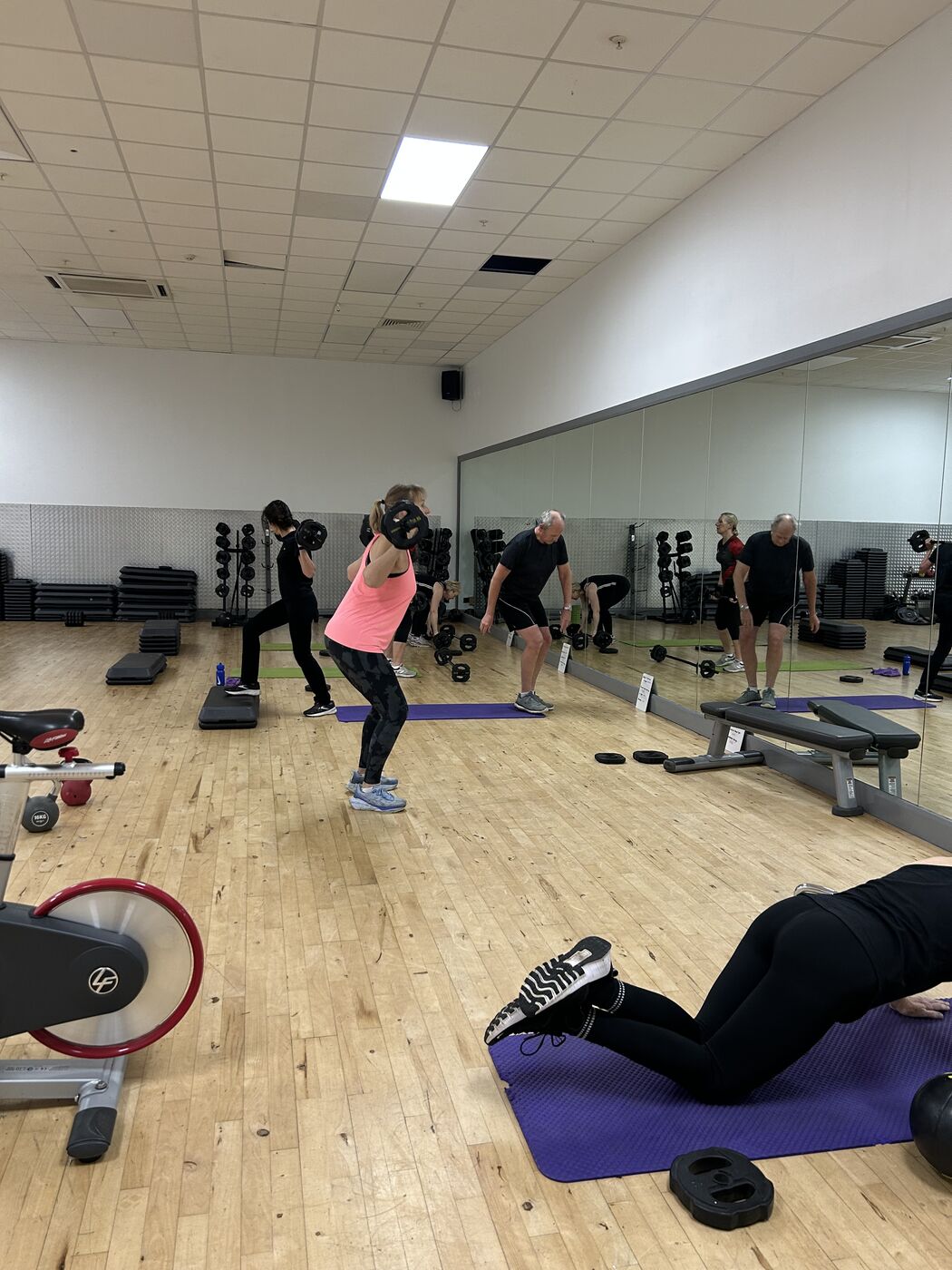 Group fitness classes